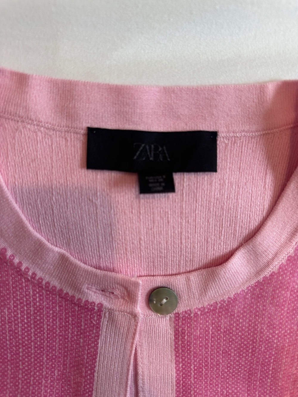 Zara pink sequin cardigan size S - Picture 5 of 6